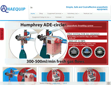 Tablet Screenshot of anaequip.com